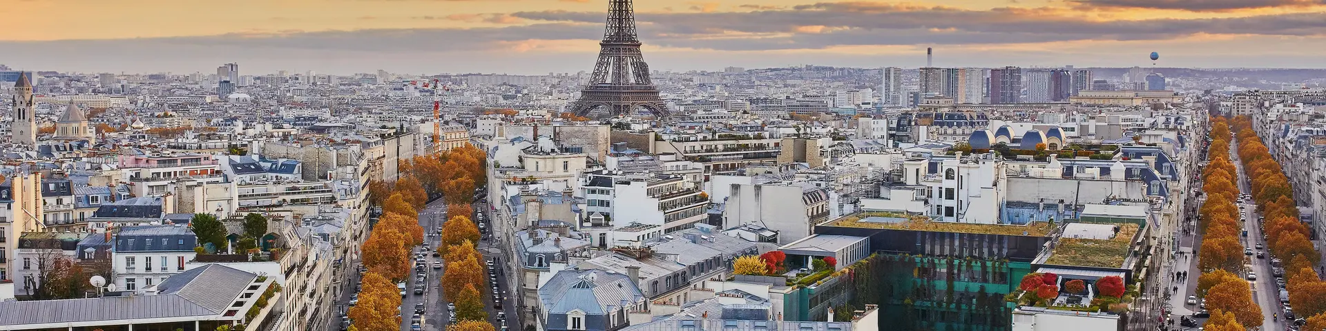 paris-eiffel-tower-sunset-aerial-view
