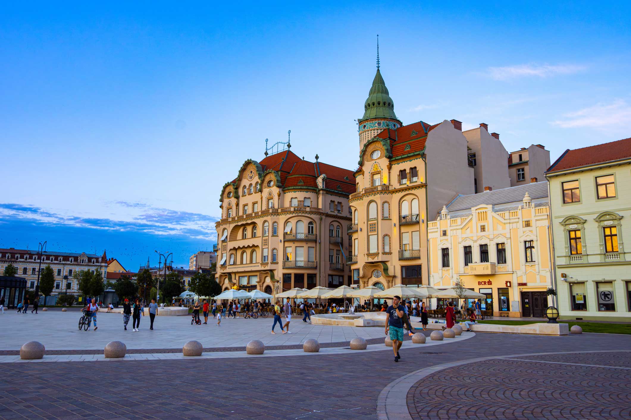 Union Square Oradea Art Nouveau Buildings Romania