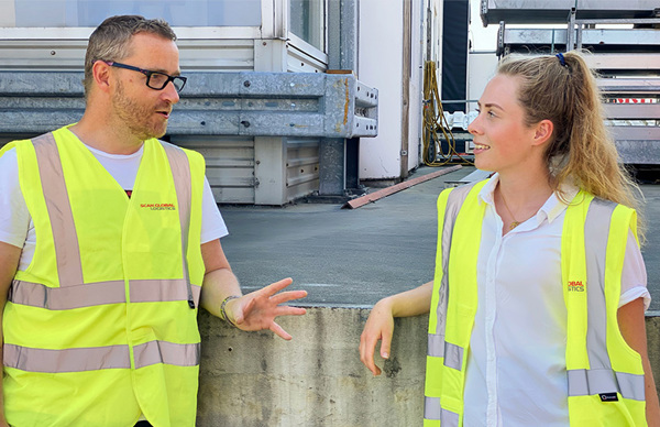 SGL logistics-workers-conversation-loading-dock