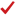 Bold Red Checkmark