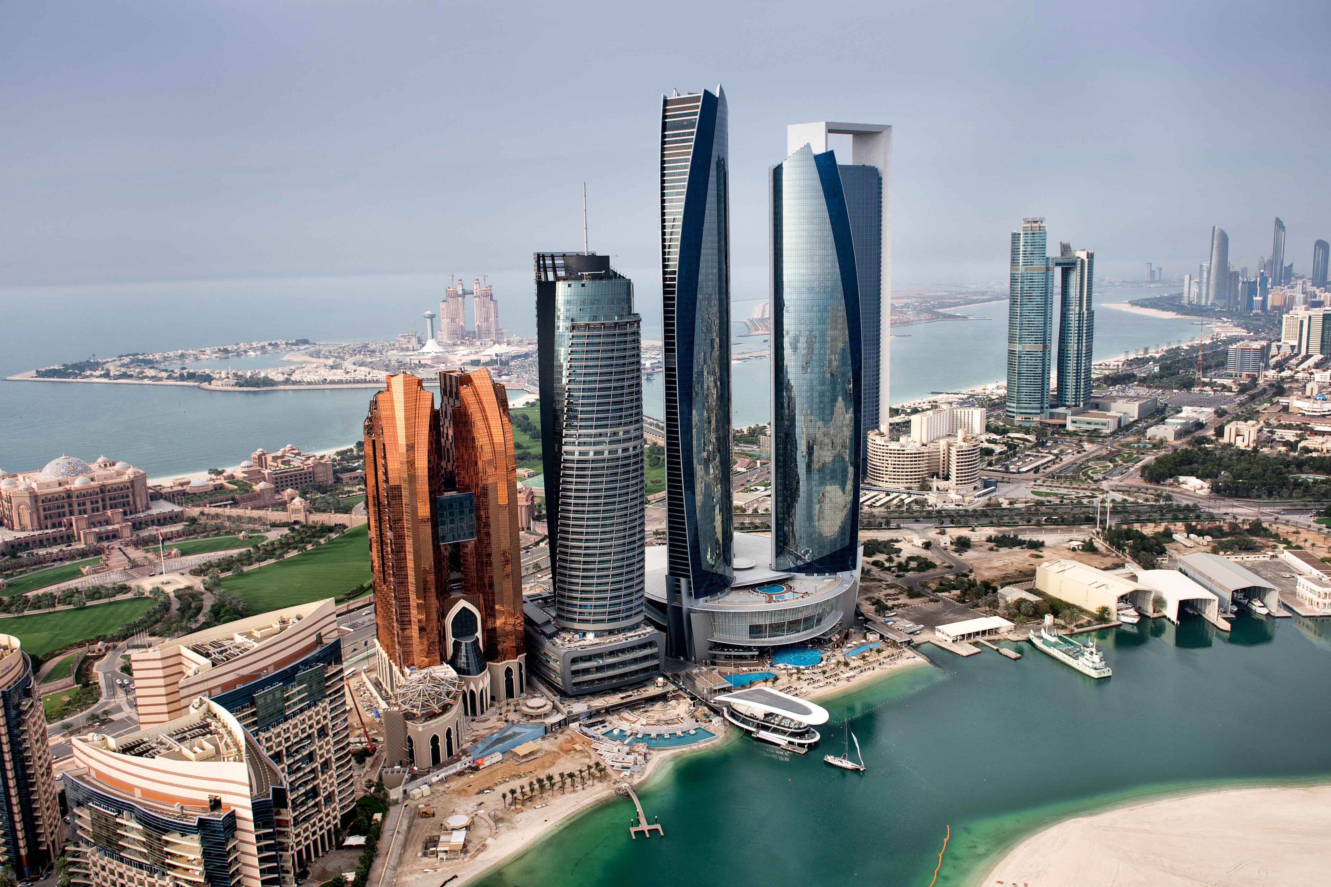 abu-dhabi-etihad-towers-skyline-aerial