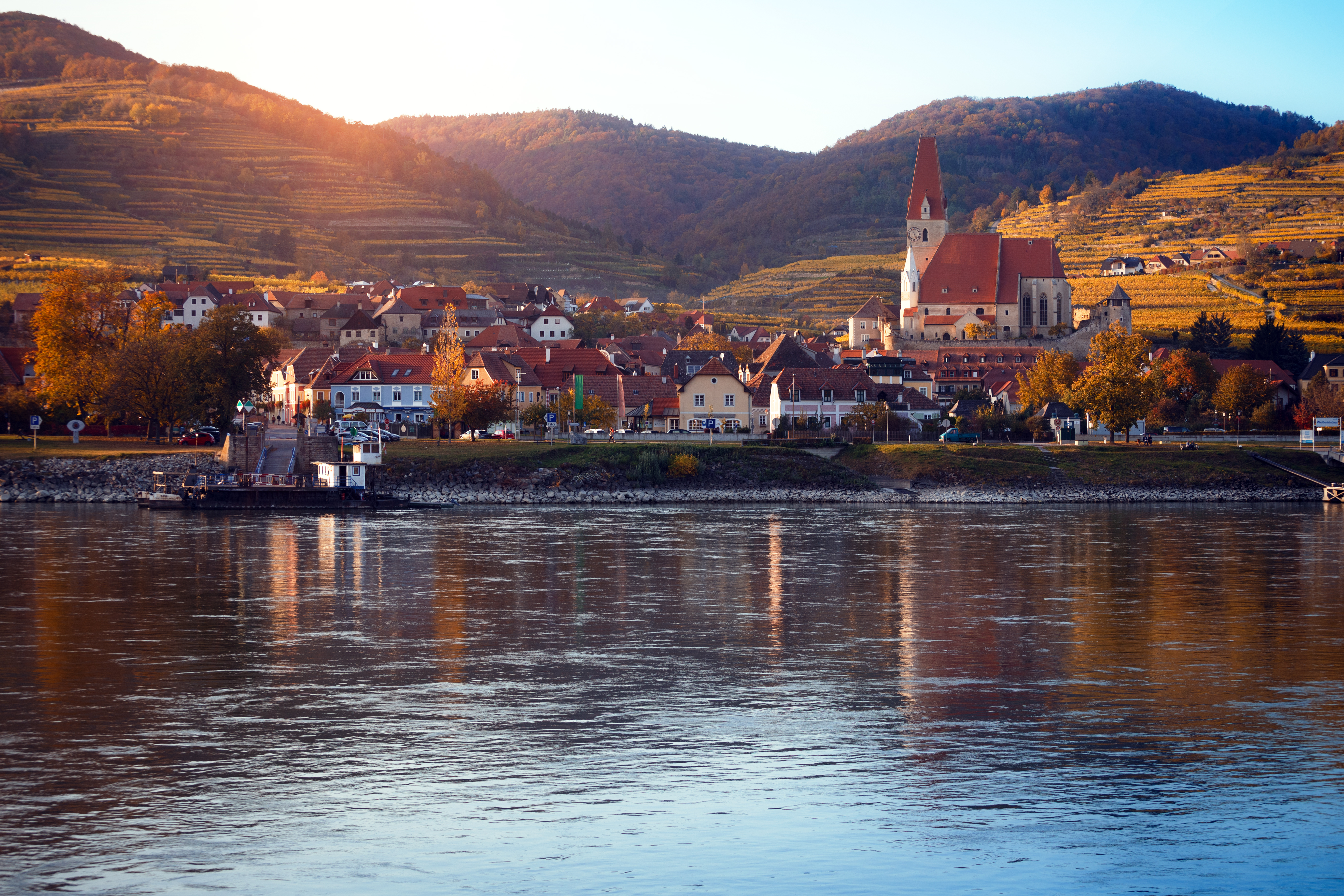 austrian-village-danube-river-vineyards