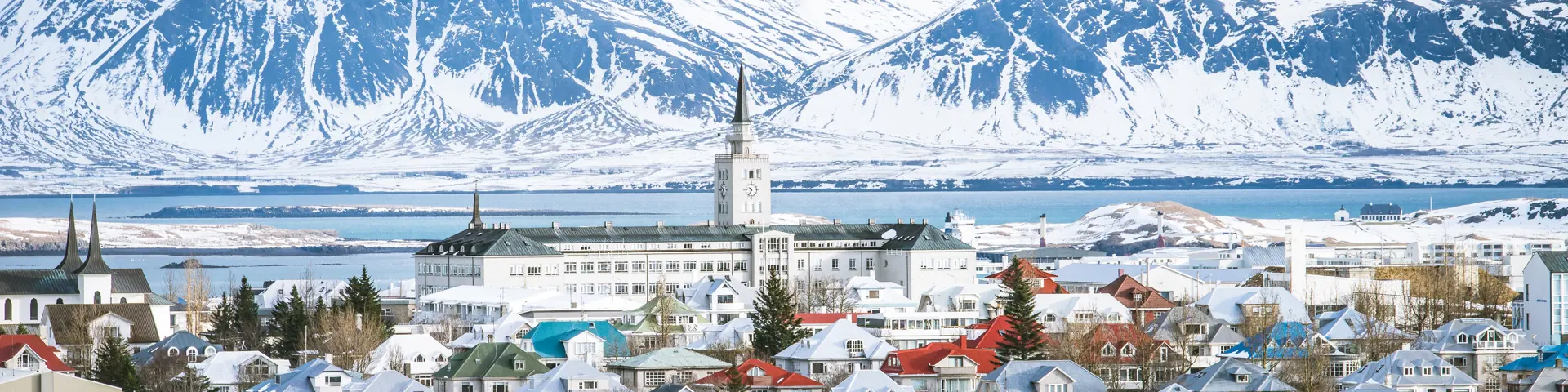 reykjavik-iceland-cityscape-snowy-mountains
