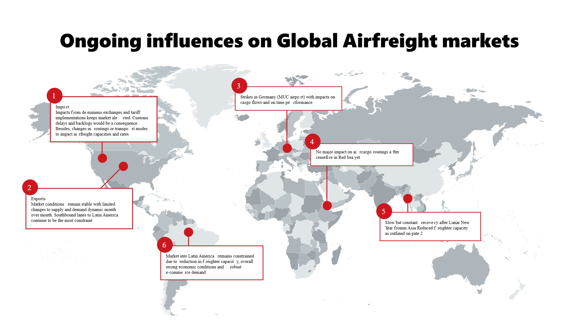 Ongoing Influences On Global Airfreight 1