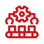 Industrial Manufacturing Red