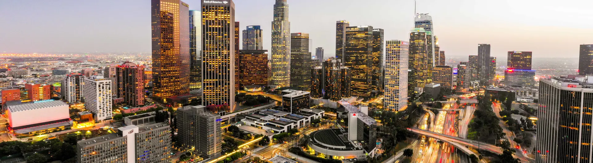 downtown-los-angeles-skyline-dusk-highways
