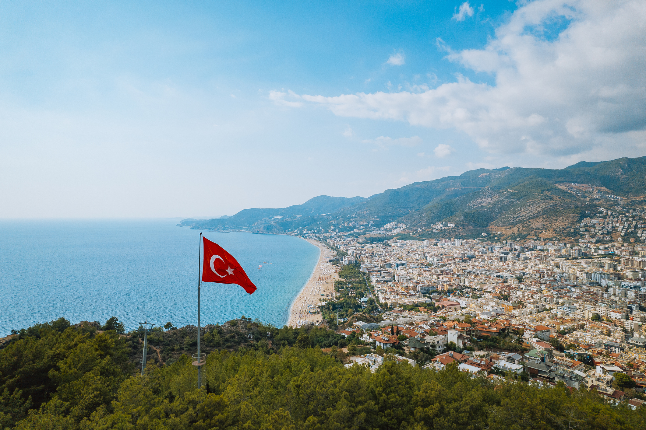 alanya-turkey-coastline mediterranean-view