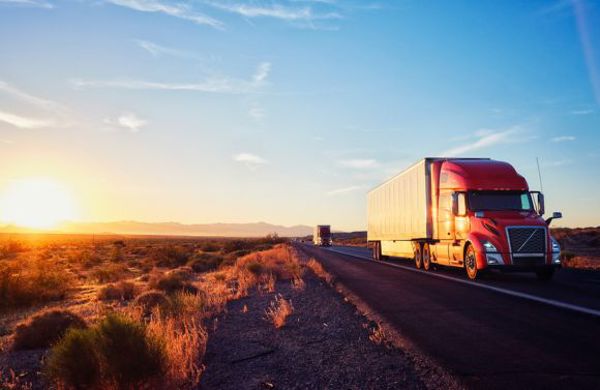 Truck Long Haul In Western USA 01 2021