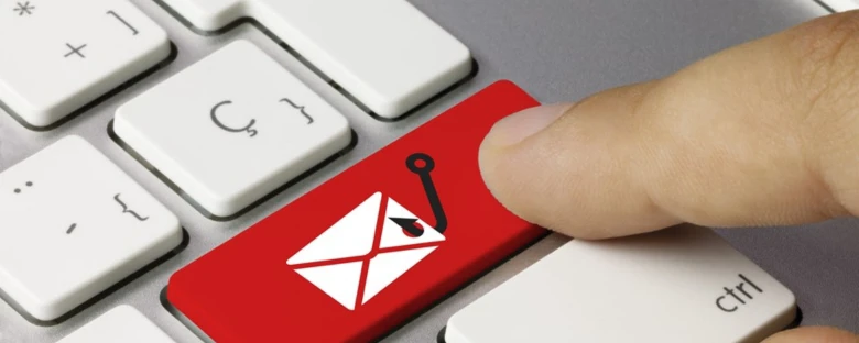 Phishing email concept